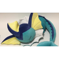  authentic Pokemon center plush Vaporeon sleeping +/- 70cm (long)